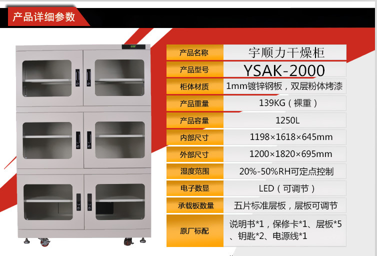 dry cabinet for IC chips storage