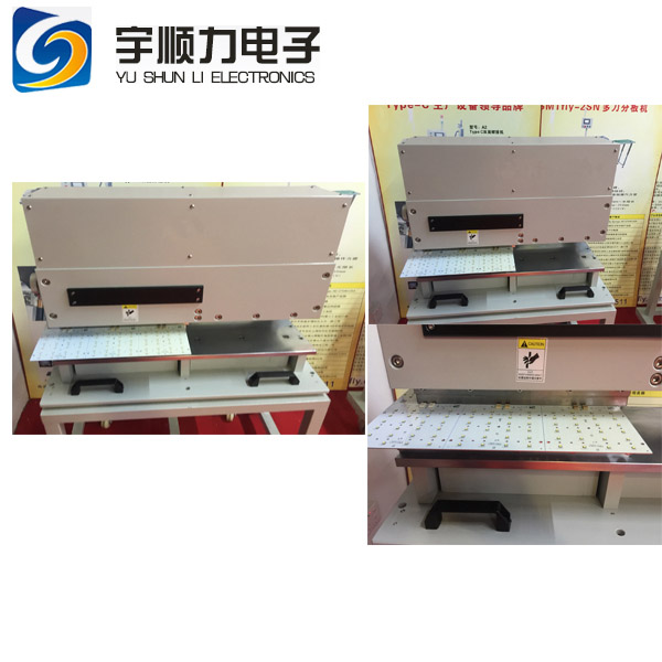 Germany PCB Separator Machine For LED lighting industry With two high speed steel blades,Pneumatic type pcb separator -YSVC-3