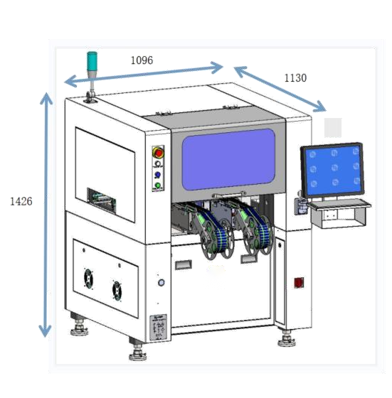 High Quality Fully automatic labeling machine For SMT Produciton Line